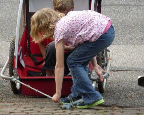 children-bike trailer children-bike trailer